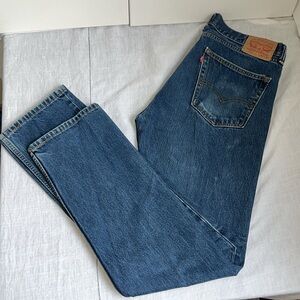 EUC Levi's 505 36 x 34 Cotton Men's Blue Jeans